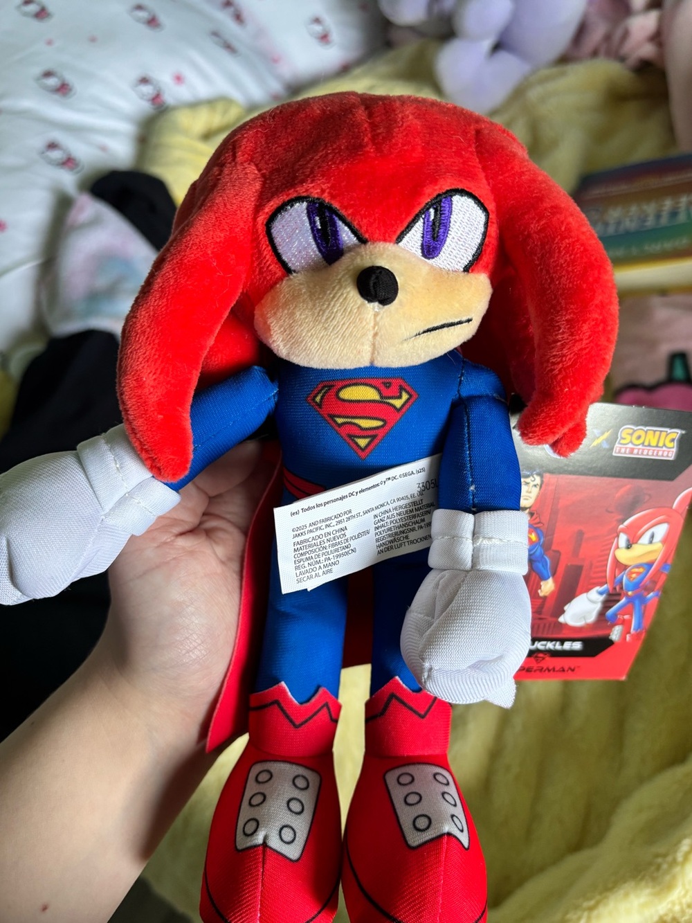 Knuckes superman plush